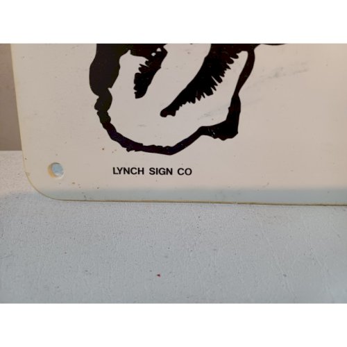 Panneau Plastic Dur Warning Guard Dogs