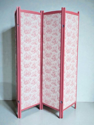 Paravent 4 feuilles en bois