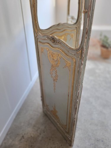 Paravent trois feuilles début XIXe siècle.