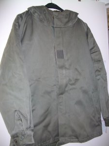 PARKA MILITAIRE EN TOILE MICROFIBRE