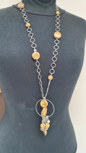 parure  2 colliers et Boucles doreilles de Anne Ghez