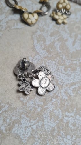Parure Collier, boucles doreilles ( Taratata ) émaillé