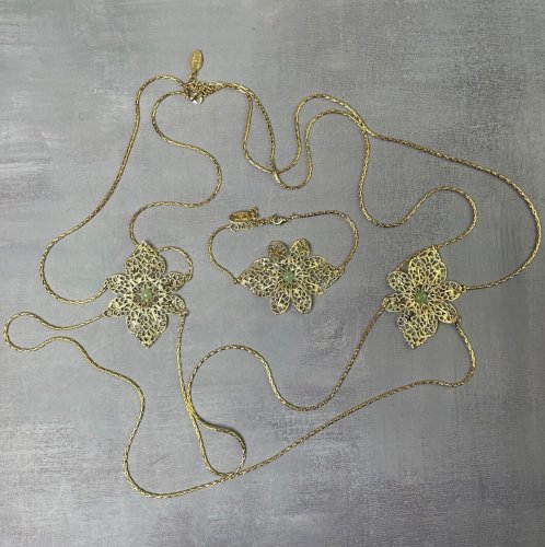 Parure de bijoux collier et bracelet Marine de Diesbach x Dr Pierre Ricaud