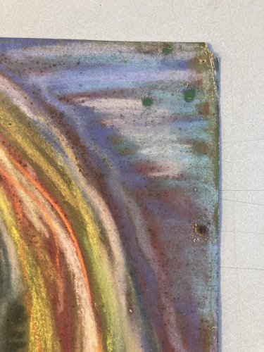 Pastel Sur Papier 1927 Jeanne Kosnick Kloss Art Brut Ancien Portrait