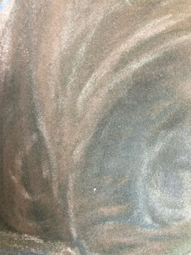 Pastel Sur Papier 1930 Jeanne Kosnick Kloss Art Brut Ancien Portrait