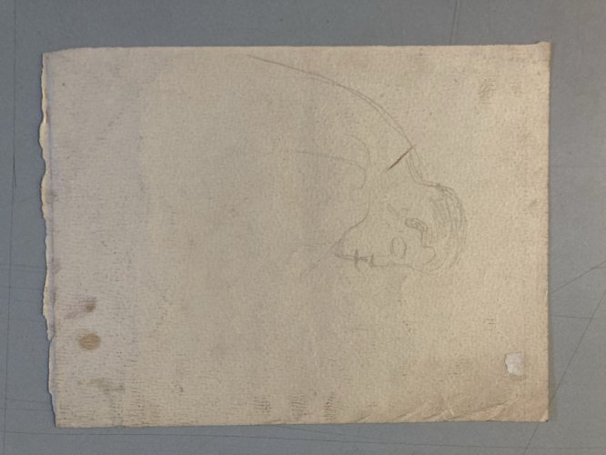 Pastel Sur Papier 1940 Jeanne Kosnick Kloss Art Brut Ancien Oiseau
