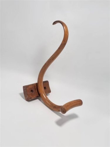 Patère en bois courbé