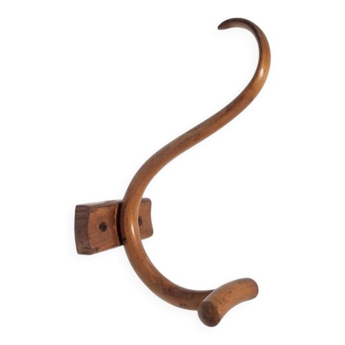 Patère en bois courbé