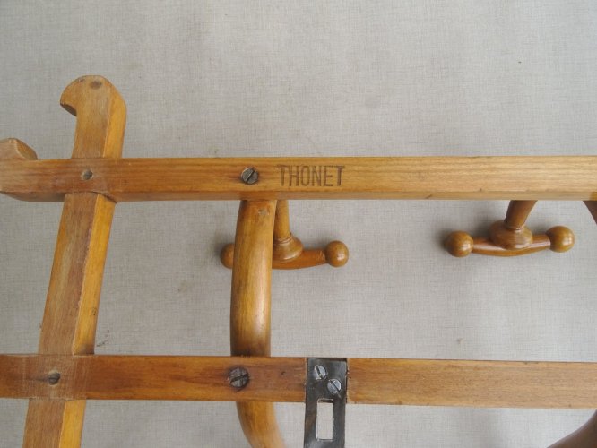  Patère murale de THONET à 5 esses, 1900 Ca