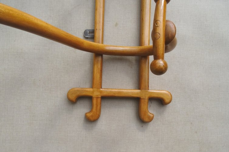  Patère murale de THONET à 5 esses, 1900 Ca