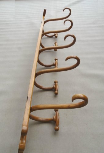  Patère murale de THONET à 5 esses, 1900 Ca