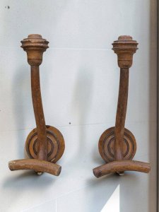 Patères en bois Bambou 1900