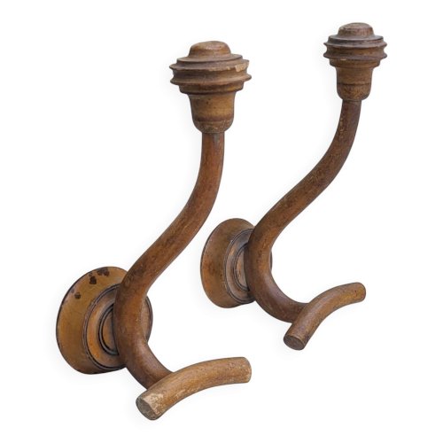 Patères en bois Bambou 1900