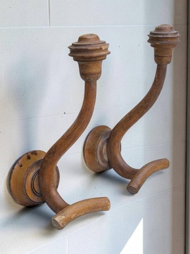 Patères en bois Bambou 1900