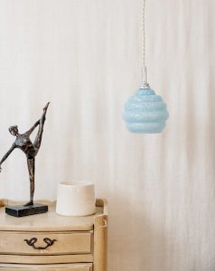 Paulette, the blue portable lamp No. 66