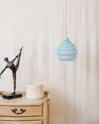 Paulette, la lampe baladeuse bleue N°66