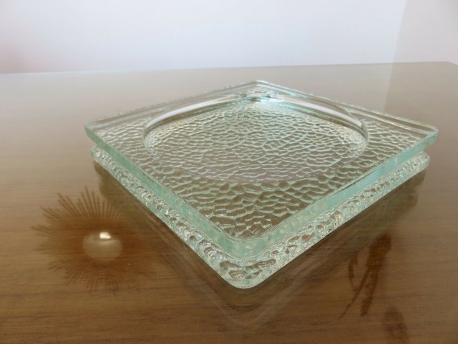 PAVE DE VERRE NEVADA LE CORBUSIER VIDE POCHE, CENDRIER ANNEES 40 50 VINTAGE