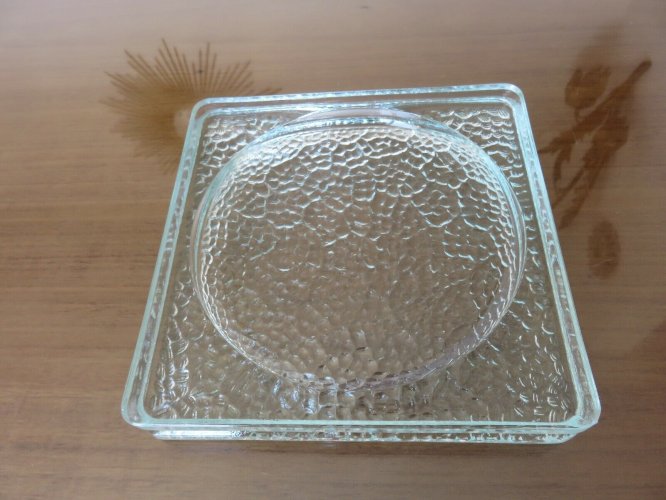 PAVE DE VERRE NEVADA LE CORBUSIER VIDE POCHE, CENDRIER ANNEES 40 50 VINTAGE