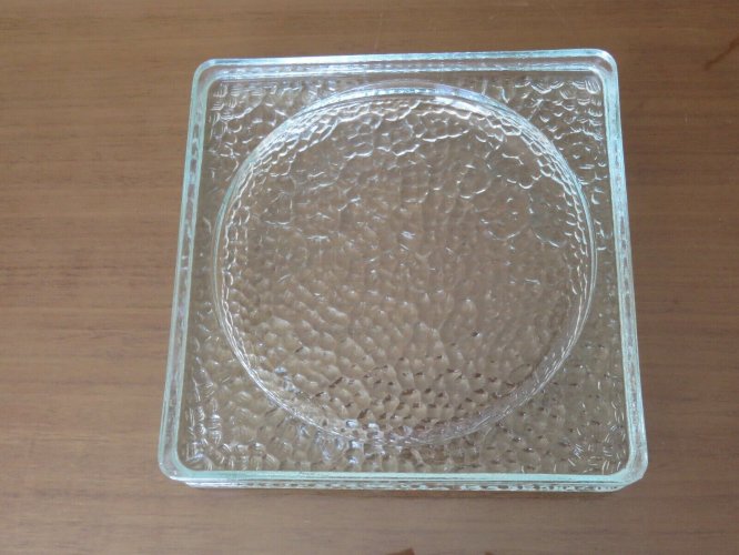 PAVE DE VERRE NEVADA LE CORBUSIER VIDE POCHE, CENDRIER ANNEES 40 50 VINTAGE