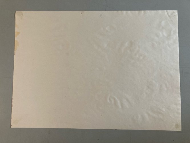 Peinture 1970 Gouache Papier Post Expressionniste Nature Morte Bouteille