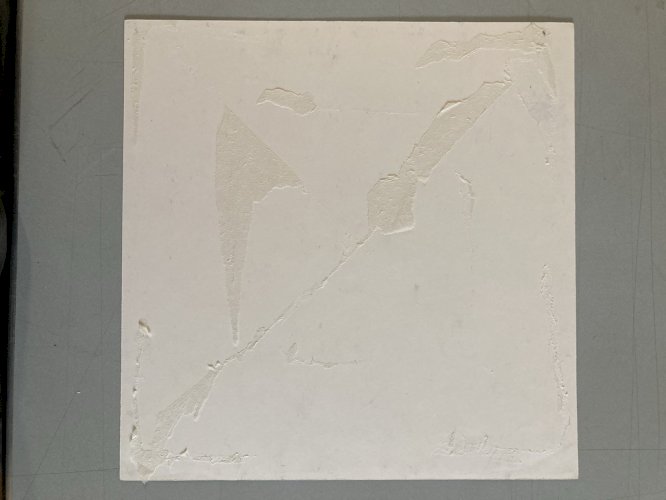 Peinture 1970 XXe Abstraite À Identifier Gouache Abstrait Carton Art