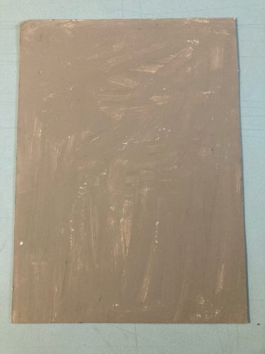 Peinture 1980 Art Femme Nue Nu  Carton Huile Expressionnisme A Identifier