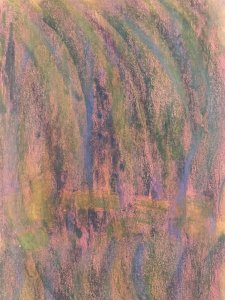 Peinture Abstrait 1973 Gouache Papier Abstraction Charles D’estève De Pradel Art