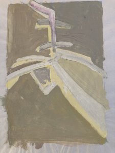 Abstract Painting Gouache Paper 1970 Abstraction To Identify Art Painting 20th Century