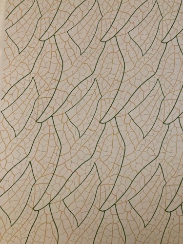 Peinture Abstrait Gouache Sur Papier  1970 Abstraction A Identifier