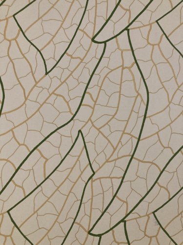 Peinture Abstrait Gouache Sur Papier  1970 Abstraction A Identifier