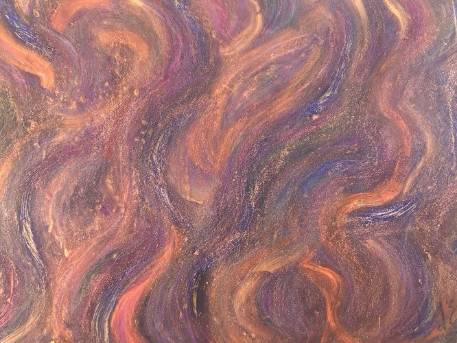 Peinture Abstrait Papier Gouache Abstraction 1970 Charles D’estève De Pradel Art