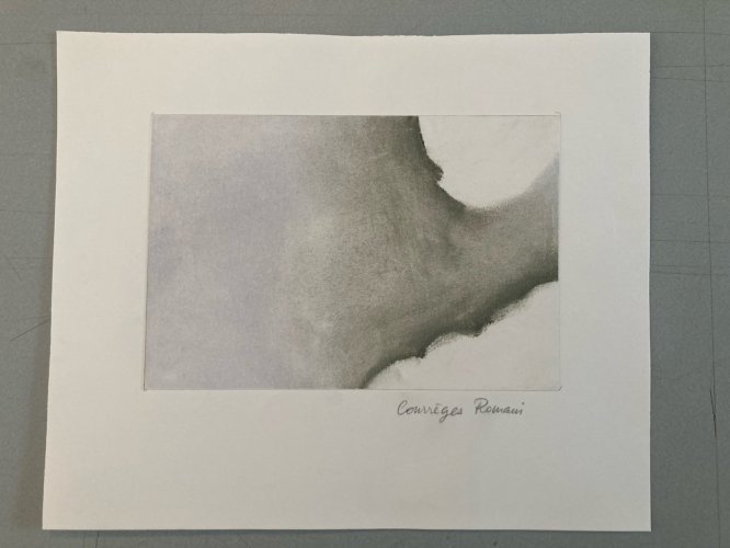 Peinture Abstraite Aquarelle Painting Sur Papier Abstrait 1980 Abstraction