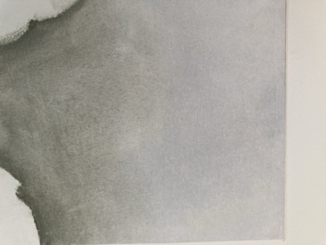 Peinture Abstraite Aquarelle Painting Sur Papier Abstrait 1980 Abstraction