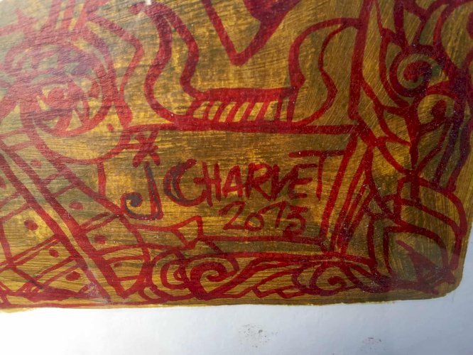  Peinture acrylique  jacques Charvet