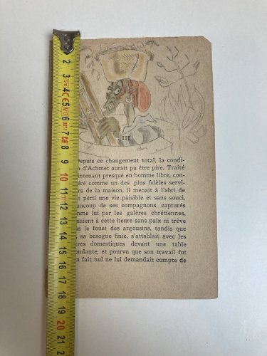 Peinture Aquarelle 1930 Achmet-Reis Livre Pierre Mélon Illustration Art Ancien