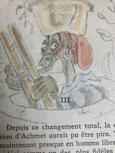 Peinture Aquarelle 1930 Achmet-Reis Livre Pierre Mélon Illustration Art Ancien