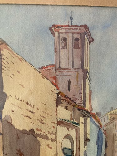 Peinture Aquarelle Orientaliste 1920 Orientalisme Painting Y Gautier Signé Ils