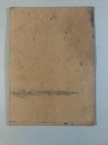 peinture Art Brut Carton 2024 Mustapha Asmah Mu Essaouira Expressionniste Maroc