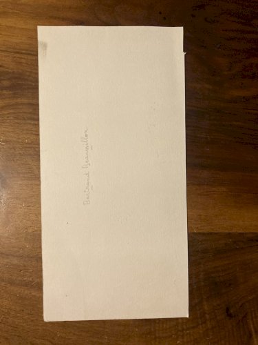 Peinture Bertrand ssillon orientaliste orientalisme 1980 Papier Art