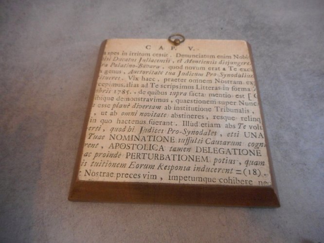 PEINTURE CADRE MINIATURE N° 13