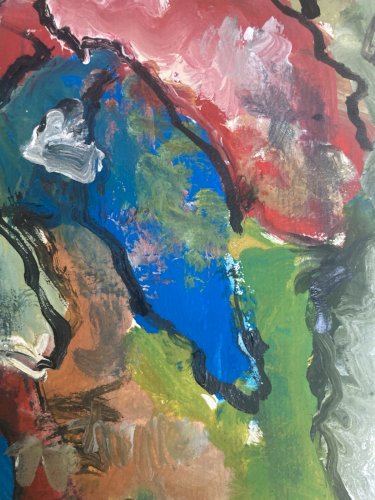 peinture Cobra Huile Jacques Doucet (1924 – 1994)  Expressionniste Abstrait Art