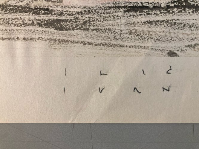 Peinture Cubiste Femme Nue Nu 1980 Fusain, Gouache A Identifier Expressionnisme