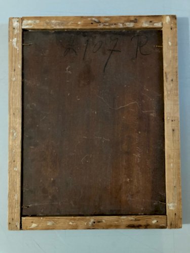 peinture Cubiste orientaliste huile  1950 Orientalisme Désert Art Painting Old