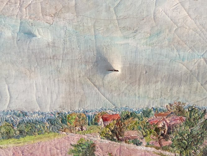 Peinture de paysage a l'huile 