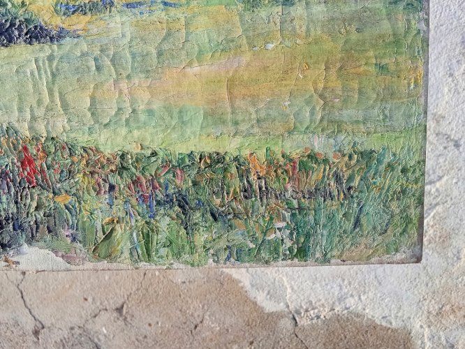 Peinture de paysage a l'huile 