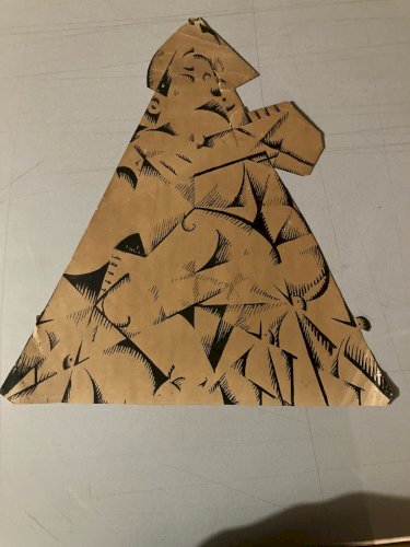 Peinture Encre Sur Papier Constructivisme Russe ? Cubisme Cubiste.art