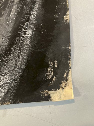 Peinture Expressionniste Expressionnisme Papier Gouache Portrait 1980 Painting