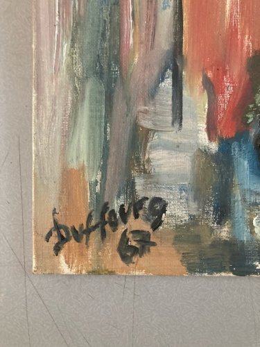 Peinture Femme Carton Cubiste Cubisme 1967 Painting Surrealisme Surréaliste Art