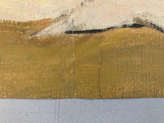 Peinture Femme Nue Nu Huile Papier Fauve Fauvisme Cubisme Cubiste 1930 Art