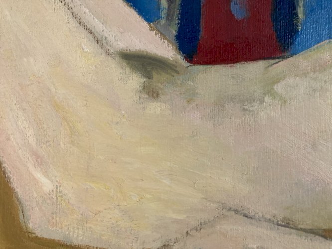 Peinture Femme Nue Nu Huile Papier Fauve Fauvisme Cubisme Cubiste 1930 Art